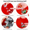 4 x Glass Bauble 8cm Diameter Round Clear with Silver Cap - table or tree centrepice personal memory theme craft gift