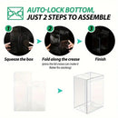 100 Pack of  12cm Square Cube Box - Large Bomboniere Exhibition Gift Product Showcase Clear Plastic Shop Display Storage Packaging Box