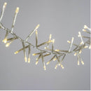 1 Set of 20 LED Plain Artic White Bulb Battery Powered String Lights Christmas Gift Home Wedding Party Bedroom Decoration Table Centrepiece