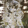 10 x Hanging Clear Glass Ball Tealight Candle Holder - 10cm Diameter / High - Wedding Globe Decor Terrarium Succulent Plant Holder Decor Craft Gift