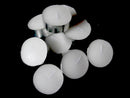 100 Pack 9 hour Burn Tea Lights Candles - White Smokeless Tealights Unscented - 9 Hour Burn Time
