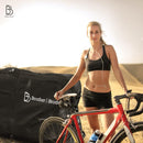 MTD Road Bike Trolley eBike Travel Bag NOOYAH BK012 Brother Brother Logo Case Luggage BLACK