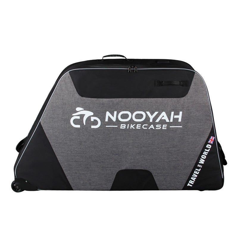 NOOYAH Bike Travel Bag Case Trolley - BLUE BK007S - Large - 29'ers MTB TT + Road Gravel Bikes