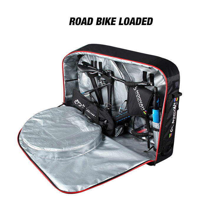 Brother Brother Logo NOOYAH BK012 Bike Trolley Bag Mountain Road Travel Case Luggage BLACK