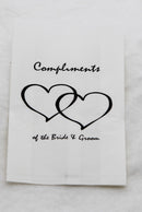 100 Pack Wedding Cake Bags Greaseproof Wax Paper Slice Take Home Favour Heart n Message