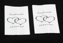 200 Pack Wedding Cake Bags Greaseproof Wax Paper Slice Take Home Favour Heart n Message