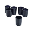 20 Pack Blue Frosted Glass Votive Tealight Candle Holders House Party Centerpiece Xmas Wedding Decor Glass Candlestick Party Decorations