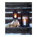 10 Pack of Black Metal Miners Lantern Summer Wedding Home Party Room Balconey Deck Decoration 21cm Tealight Candle