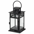 10 Pack of Black Metal Miners Lantern Summer Wedding Home Party Room Balconey Deck Decoration 21cm Tealight Candle