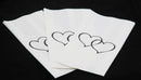 100 Pack Wedding Cake Bags Greaseproof Wax Paper Slice Take Home Favour Large Heart