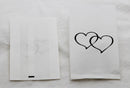 150 Pack Wedding Cake Bags Greaseproof Wax Paper Slice Take Home Favour Large Heart