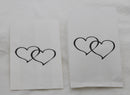 150 Pack Wedding Cake Bags Greaseproof Wax Paper Slice Take Home Favour Large Heart