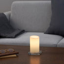 2 Pcs LED Block Pillar Candle White Flameless Safe Indoor Battery Power Party Home Decor Wedding Xmas Table Centrepiece