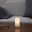 2 Pcs LED Block Pillar Candle White Flameless Safe Indoor Battery Power Party Home Decor Wedding Xmas Table Centrepiece
