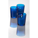 10 Pack Blue Glass Votive Tealight Candle Holders House Party Centerpiece Xmas Wedding Decor Glass Candlestick Party Decorations Bridal Event