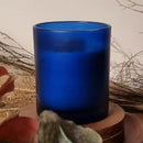 10 Pack Blue Frosted Glass Votive Tealight Candle Holders House Party Centerpiece Xmas Wedding Decor Glass Candlestick Party Decorations Bridal