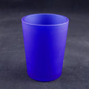 10 Pack Blue Frosted Glass Votive Tealight Candle Holders House Party Centerpiece Xmas Wedding Decor Glass Candlestick Party Decorations Bridal
