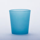 10 Pack Turquoise Frosted Glass Votive Tealight Candle Holders House Party Centerpiece Xmas Wedding Decor Glass Party Decorations Baby Shower Event