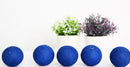 20 Ball Dark Blue 3m String Light Battery Box 5cm Cotton Ball  Christmas Birthday Boy Special Occasion Decoration
