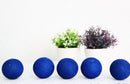 50 Ball Dark Blue LONG 5m String Light Battery Box 5cm Cotton Ball  Christmas Birthday Boy Special Occasion Decoration
