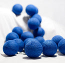 20 Ball Dark Blue 3m String Light Battery Box 5cm Cotton Ball  Christmas Birthday Boy Special Occasion Decoration