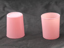 20 Pack Blush Pink Glass Votive Tealight Candle Holders House Party Centerpiece Xmas Wedding Decor Glass Candlestick Party Decorations Bridal Event