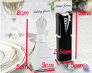10 Pack of 5 Bride and 5 Groom Wedding Bridal Bomboniere Favor Candy Choc Almond Box - Kate Aspen Design