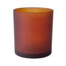 10 Pack Brown Frosted Glass Votive Tealight Candle Holders House Party Centerpiece Xmas Wedding Decor Glass Candlestick Party Decorations