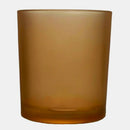 10 Pack Brown Frosted Glass Votive Tealight Candle Holders House Party Centerpiece Xmas Wedding Decor Glass Candlestick Party Decorations