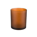 10 Pack Brown Frosted Glass Votive Tealight Candle Holders House Party Centerpiece Xmas Wedding Decor Glass Candlestick Party Decorations
