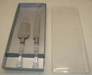 Cutting Cake Knife and Silver Blade Cake Server Set Wedding Anniversary Engagement Birthday Party Gift Boxed