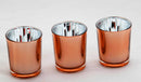 10 Pack Copper Votive Tealight Candle Holders Valentines Day Mercury  Wedding Decor Glass Candlestick Party Decorations Bridal Baby Shower Event