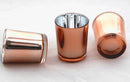 10 Pack Copper Votive Tealight Candle Holders Valentines Day Mercury  Wedding Decor Glass Candlestick Party Decorations Bridal Baby Shower Event