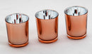 20 Pack Copper Votive Tealight Candle Holders Valentines Day Mercury  Wedding Decor Glass Candlestick Party Decorations Bridal Baby Shower Event