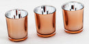 10 Pack Copper Votive Tealight Candle Holders Valentines Day Mercury  Wedding Decor Glass Candlestick Party Decorations Bridal Baby Shower Event