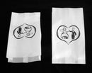 100 Pack Wedding Cake Bags Greaseproof Wax Paper Slice Take Home Favour Bride Groom in Heart
