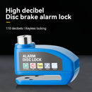 Disc Brake Alarm Lock  - ideal for MTB Bike, Escooter, Scooter or any wheel with disc brakes - BLACK