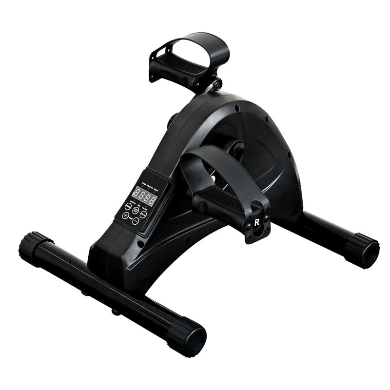 Pedal Exerciser Mini Exercise Bike Cross Trainer Home Office Gym Everfit 80W Black