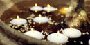 50 Pack of 8cm White Wax Floating Candles - wedding party home event decoration