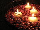 20 Pack of 4 Hour White Floating Candles - 4cm diameter - wedding party decoration