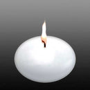 20 Pack of 6 Hour White Floating Candles - 5.8cm diameter - wedding party decoration