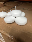 100 Pack of 8cm White Wax Floating Candles - wedding party home event decoration