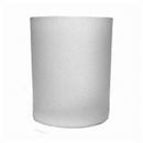 10 Pack Frosted White Glass Votive Candle Holders for Candle Making Kit Tealight Candles Cup Home Decoration