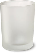 10 Pack Frosted White Glass Votive Candle Holders for Candle Making Kit Tealight Candles Cup Home Decoration