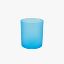 20 Pack Turquoise Frosted Glass Votive Tealight Candle Holders House Party Centerpiece Xmas Wedding Decor Glass Candlestick Party Decorations