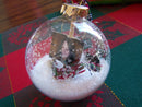 50 Wholesale Pack Glass Bauble 8cm Diameter Round Clear with Silver Cap - table or tree centrepice personal memory theme craft gift