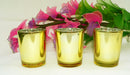 10 Pack Gold Votive Tealight Candle Holders Valentines Day Mercury  Wedding Decor Glass Candlestick Party Decorations Bridal Baby Shower Event
