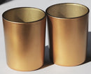 20 Pack Matt Gold Glass Votive Candle Holders Table Centreoieces  Xmas Wedding Event Party Function Home Decor