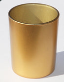 10 Pack Matt Gold Glass Votive Candle Holders Table Centreoieces  Xmas Wedding Anniversary Event Recption Party Function or Home Decor