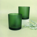 40 Bulk Pack Green Frosted Glass Votive Candle Holders Table Centreoieces  Xmas Wedding Anniversary Event Recption Party Function or Home Decor